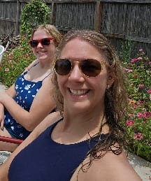 Jane with Lillian Kroese